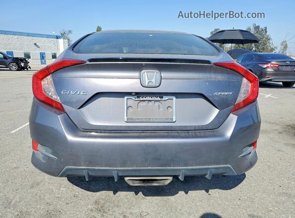 2HGFC2F86LH597604 2020 HONDA CIVIC Серый Вид сзади
