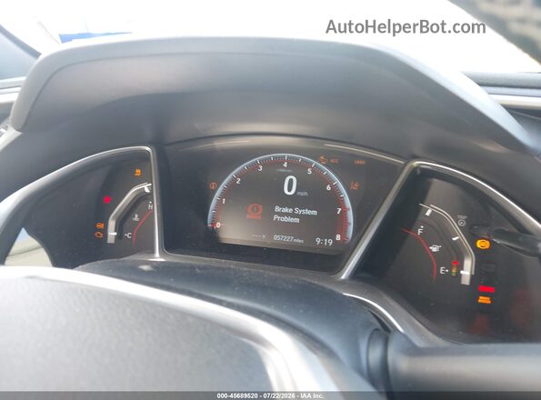 2HGFC2F86MH528459 2021 HONDA CIVIC Серый Вид задних сидений