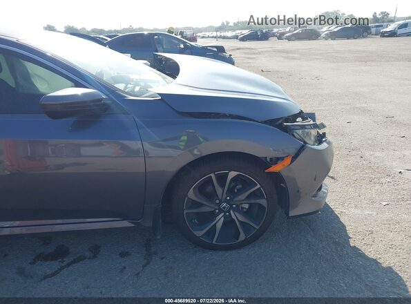 2HGFC2F86MH528459 2021 HONDA CIVIC Серый Вид спереди