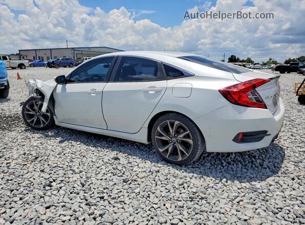 2HGFC2F86MH543236 2021 HONDA CIVIC White Rear left