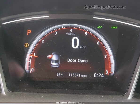 2HGFC2F86MH555869 2021 HONDA CIVIC Черный Панорамный вид салона 360°