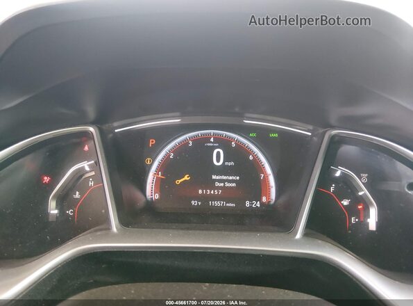 2HGFC2F86MH555869 2021 HONDA CIVIC Черный Вид задних сидений