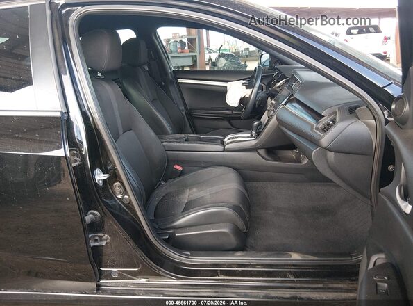 2HGFC2F86MH555869 2021 HONDA CIVIC Черный Вид салона спереди
