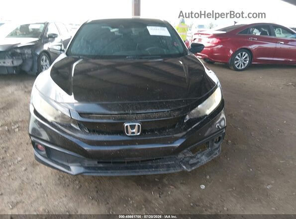 2HGFC2F86MH555869 2021 HONDA CIVIC Черный Вид панели приборов