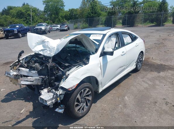 2HGFC2F87HH575666 2017 HONDA CIVIC Белый Передняя левая четверть