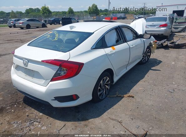 2HGFC2F87HH575666 2017 HONDA CIVIC Белый Задняя правая четверть