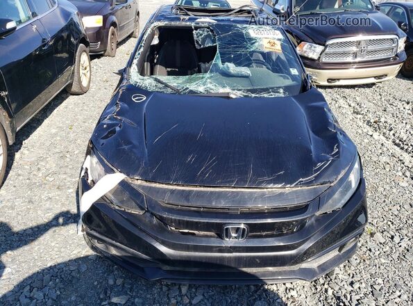 2HGFC2F87KH029828 2019 HONDA CIVIC Black Դիմացի տեսք