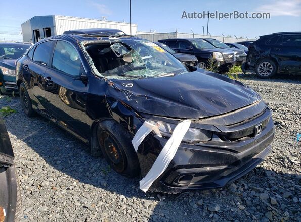 2HGFC2F87KH029828 2019 HONDA CIVIC Black Առջևի աջ