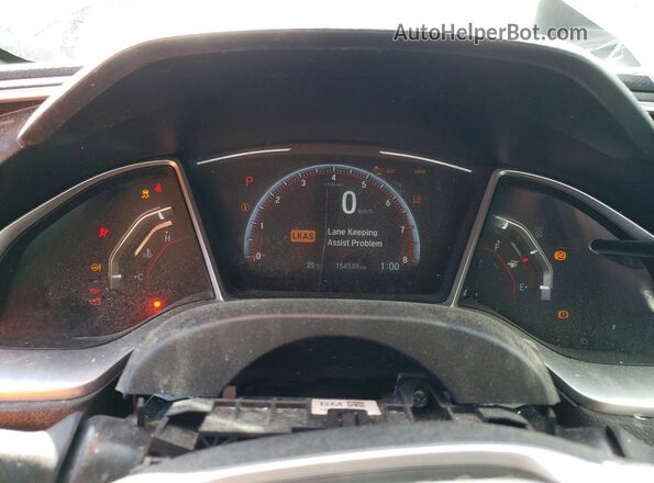 2HGFC2F87KH029828 2019 HONDA CIVIC Black Սարքավորումների վահանակի տեսք