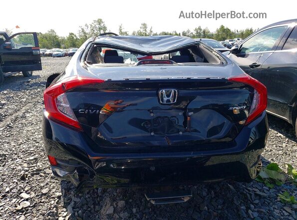 2HGFC2F87KH029828 2019 HONDA CIVIC Black Հետևի տեսք