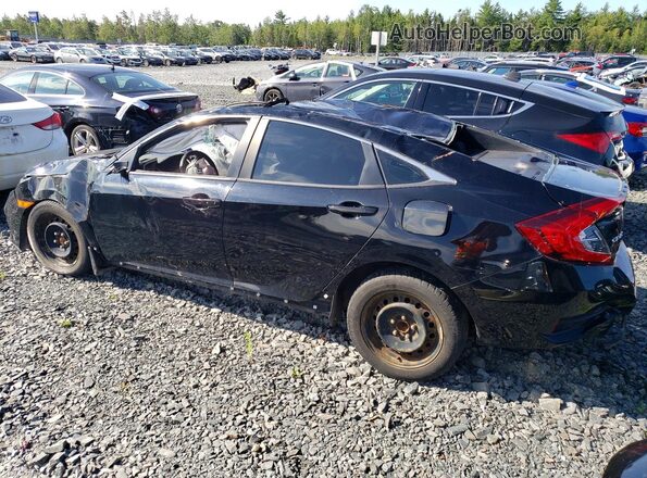 2HGFC2F87KH029828 2019 HONDA CIVIC Black Հետևի ձախ