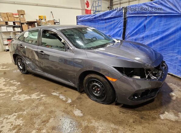 2HGFC2F87KH030820 2019 HONDA CIVIC Gray Առջևի աջ