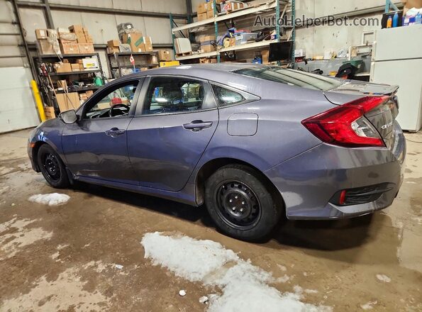 2HGFC2F87KH030820 2019 HONDA CIVIC Gray Հետևի ձախ