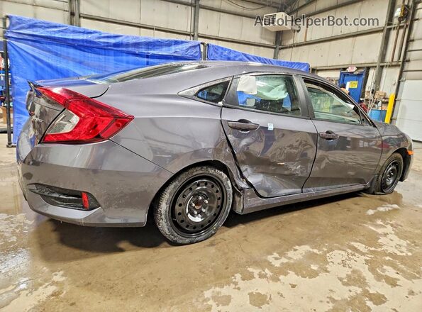 2HGFC2F87KH030820 2019 HONDA CIVIC Gray Հետևի աջ
