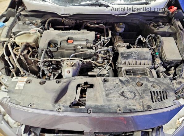 2HGFC2F87KH030820 2019 HONDA CIVIC Gray Սալոնի հետևի տեսք