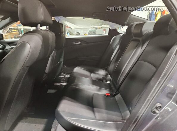 2HGFC2F87KH030820 2019 HONDA CIVIC Gray Հետևի նստատեղերի տեսք