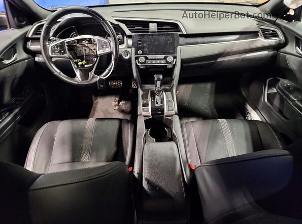 2HGFC2F87KH030820 2019 HONDA CIVIC Gray Առջևի վահանակի տեսք