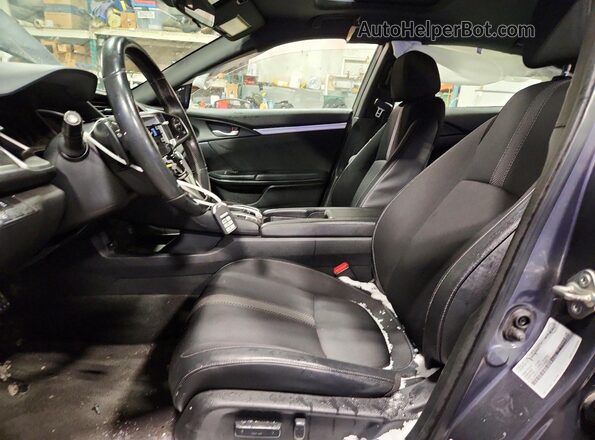 2HGFC2F87KH030820 2019 HONDA CIVIC Gray Սալոնի դիմացի տեսք