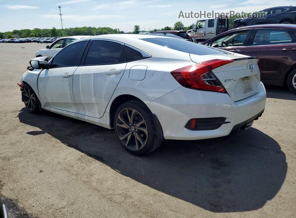 2HGFC2F87KH592443 2019 HONDA CIVIC White Задня ліва чверть