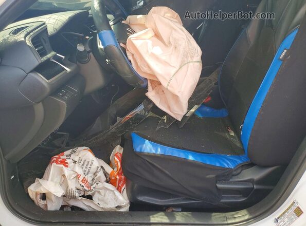 2HGFC2F87KH592443 2019 HONDA CIVIC White Вид салону спереду
