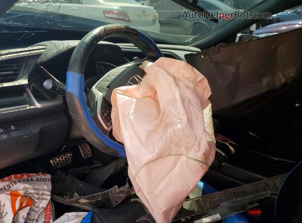 2HGFC2F87KH592443 2019 HONDA CIVIC White Вид панелі приладів