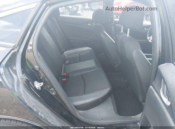 2HGFC2F87KH604705 2019 HONDA CIVIC Black VIN კოდის სტიკერის ხედი