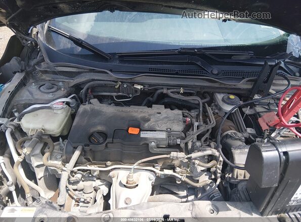 2HGFC2F87KH604705 2019 HONDA CIVIC Black უკანა ხედი