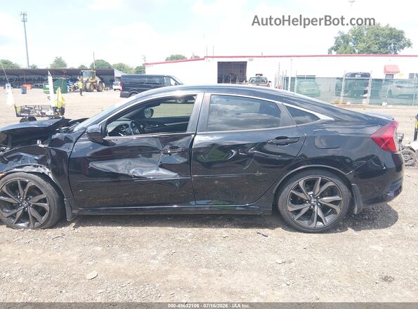 2HGFC2F87KH604705 2019 HONDA CIVIC Black სალონის 360-გრადუსიანი ხედი