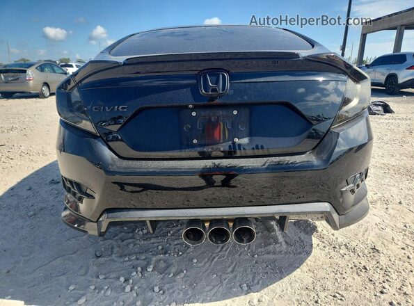 2HGFC2F87LH533233 2020 HONDA CIVIC Black Vista trasera