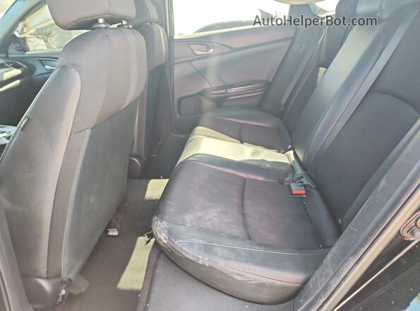 2HGFC2F87LH533233 2020 HONDA CIVIC Black Vista de los asientos traseros