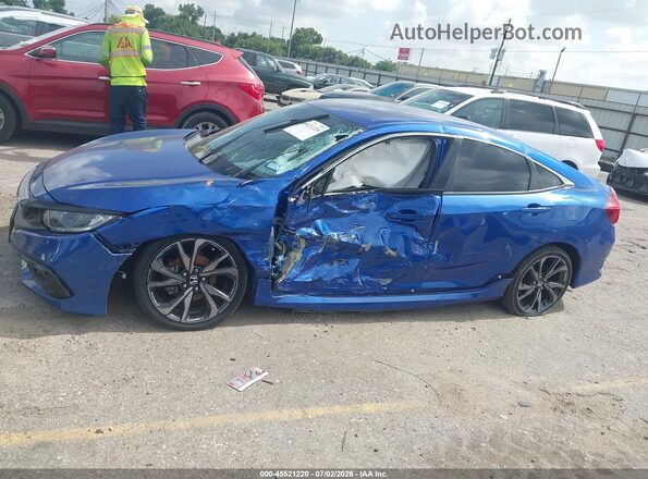 2HGFC2F87LH538772 2020 HONDA CIVIC Blue 360 interior view