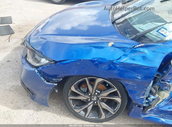 2HGFC2F87LH538772 2020 HONDA CIVIC Blue Front view