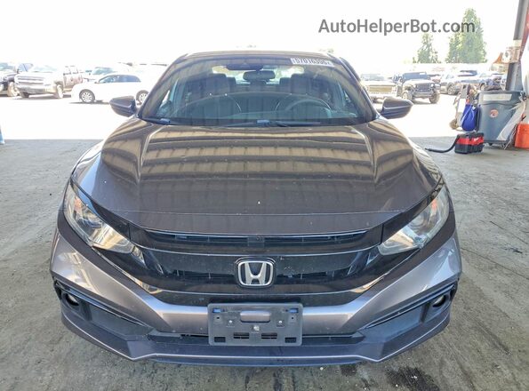 2HGFC2F87LH549450 2020 HONDA CIVIC Gray Widok z przodu
