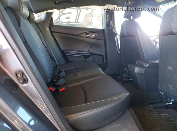 2HGFC2F87LH549450 2020 HONDA CIVIC Gray Widok tylnych siedzeń