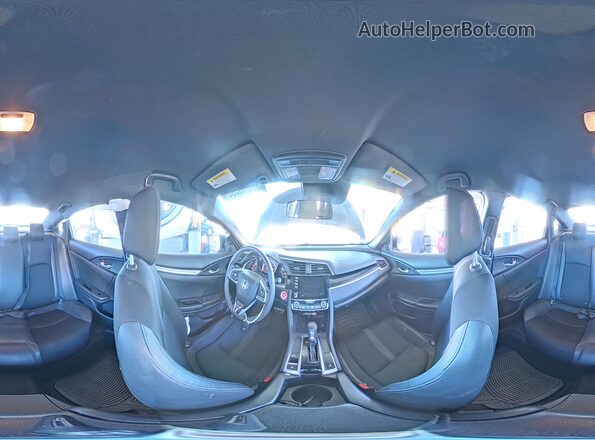 2HGFC2F87LH549450 2020 HONDA CIVIC Gray Widok naklejki z numerem VIN