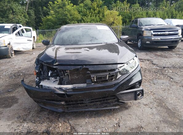 2HGFC2F87LH593724 2020 HONDA CIVIC Черный Вид щитка приборов