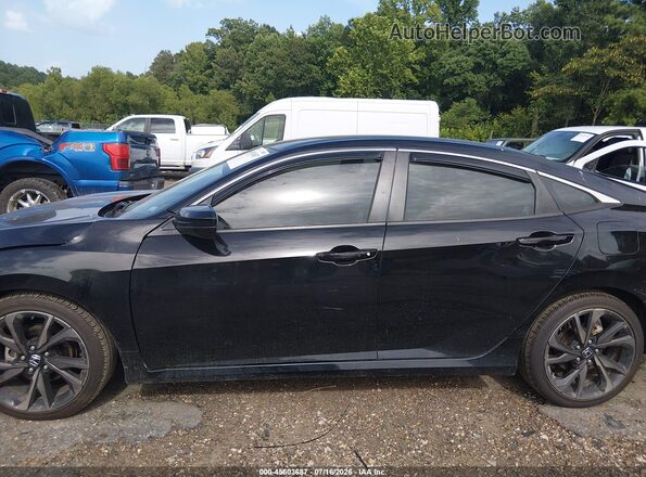 2HGFC2F87LH593724 2020 HONDA CIVIC Черный Панорамный вид салона 360°