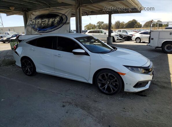 2HGFC2F87MH504736 2021 HONDA CIVIC White Delantero derecho