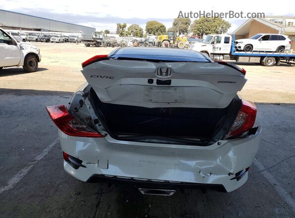 2HGFC2F87MH504736 2021 HONDA CIVIC White Vista trasera