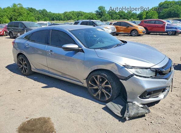 2HGFC2F87MH506907 2021 HONDA CIVIC Silver Front right