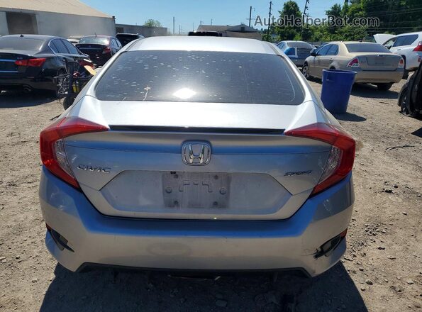 2HGFC2F87MH506907 2021 HONDA CIVIC Silver Rear view