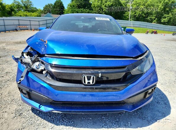 2HGFC2F87MH518636 2021 HONDA CIVIC Blue Widok z przodu