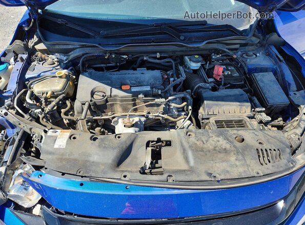 2HGFC2F87MH518636 2021 HONDA CIVIC Blue Widok wnętrza z tyłu