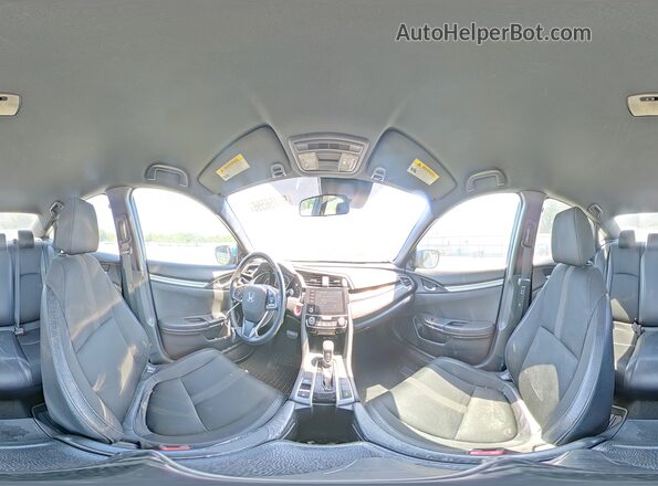 2HGFC2F87MH518636 2021 HONDA CIVIC Blue Widok naklejki z numerem VIN