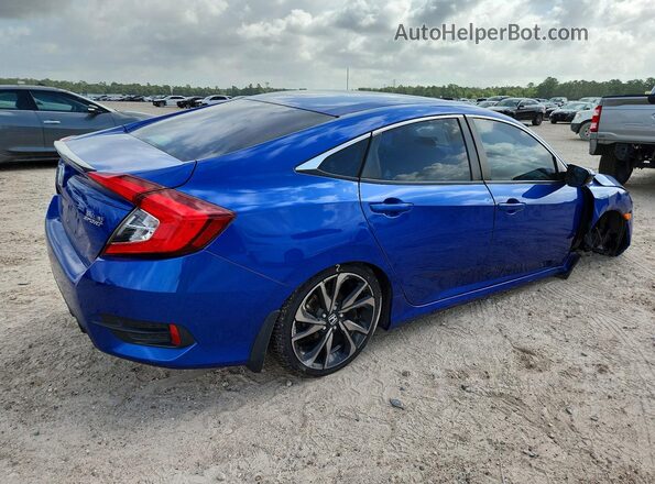 2HGFC2F87MH521293 2021 HONDA CIVIC Blue უკანა მარჯვენა