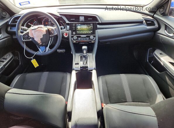 2HGFC2F87MH521293 2021 HONDA CIVIC Blue წინა პანელის ხედი