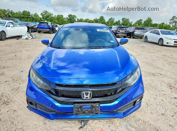 2HGFC2F87MH521293 2021 HONDA CIVIC Blue წინა ხედი