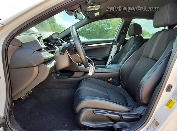 2HGFC2F87MH522119 2021 HONDA CIVIC White Вид салону спереду