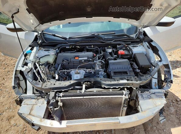 2HGFC2F87MH522119 2021 HONDA CIVIC White Вид задньої частини салону