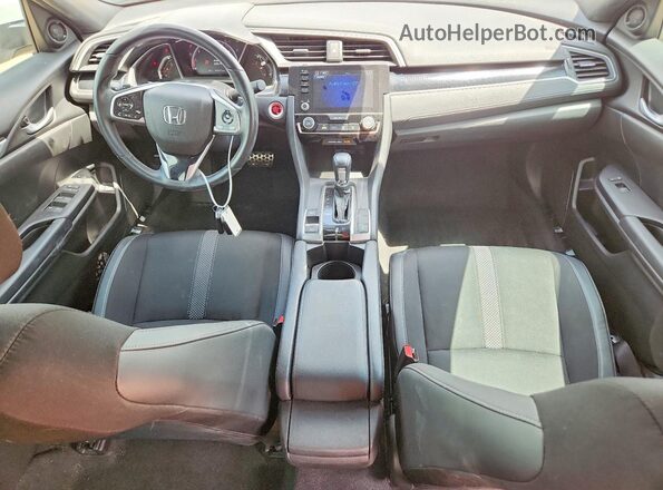 2HGFC2F87MH522119 2021 HONDA CIVIC White Вид панелі приладів